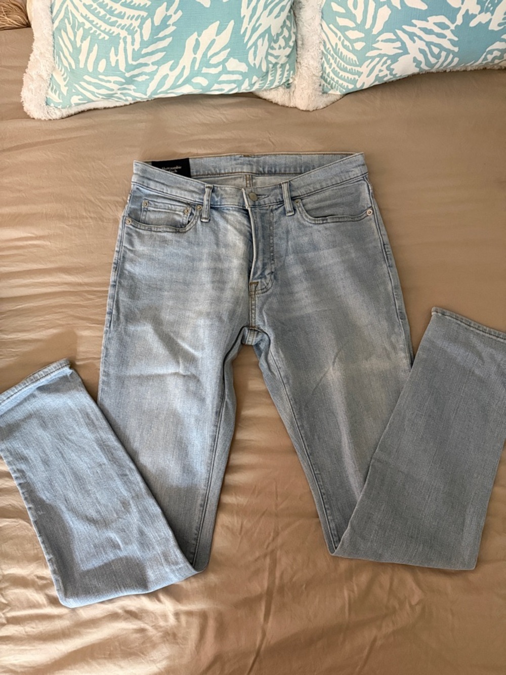 Abercrombie & Fitch Light Blue Slim Men's Jeans